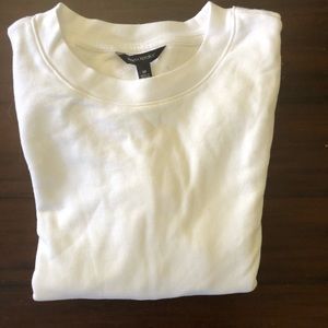 Banana Republic White Sweatshirt